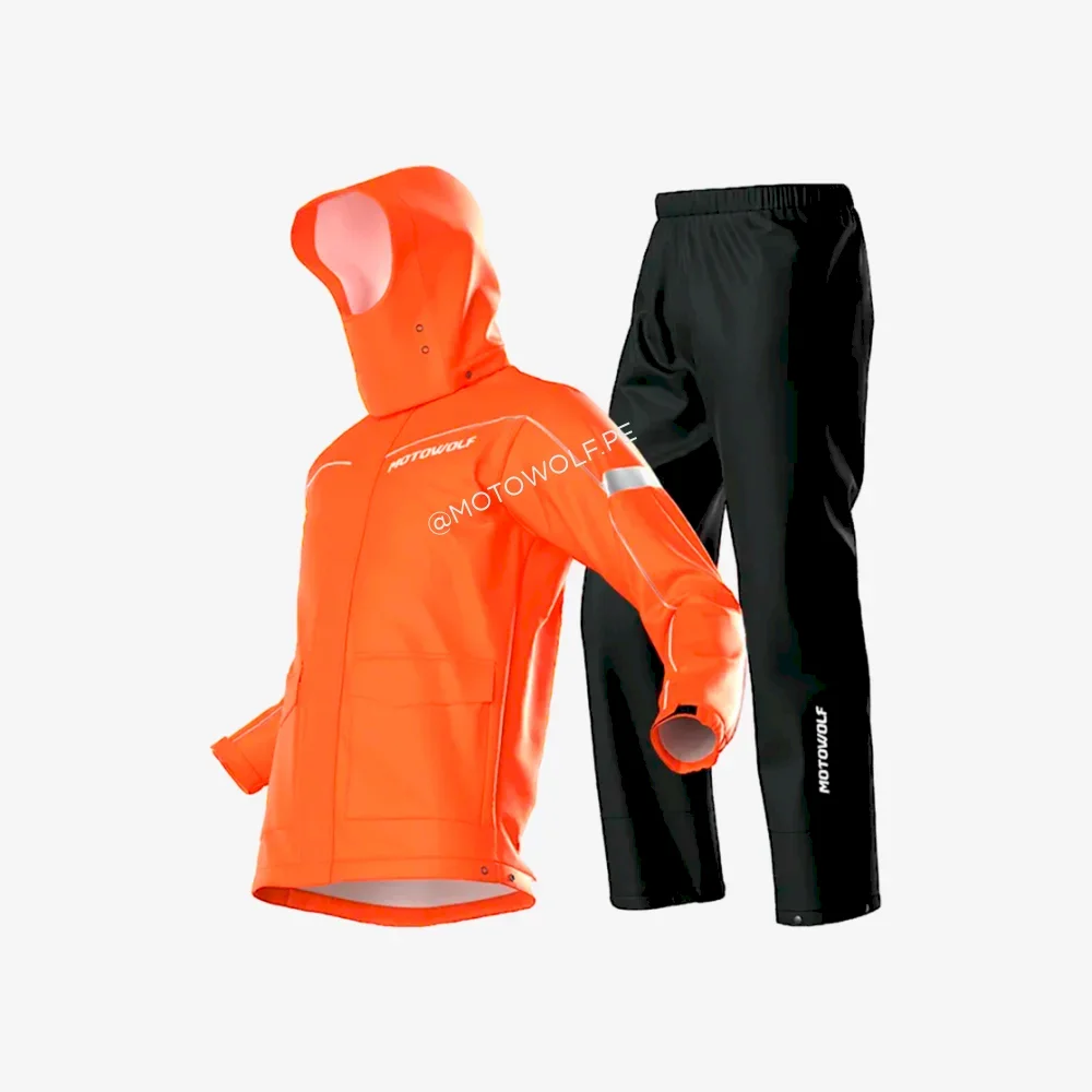 Traje impermeable color naranja - tallas ( m / l / xl )