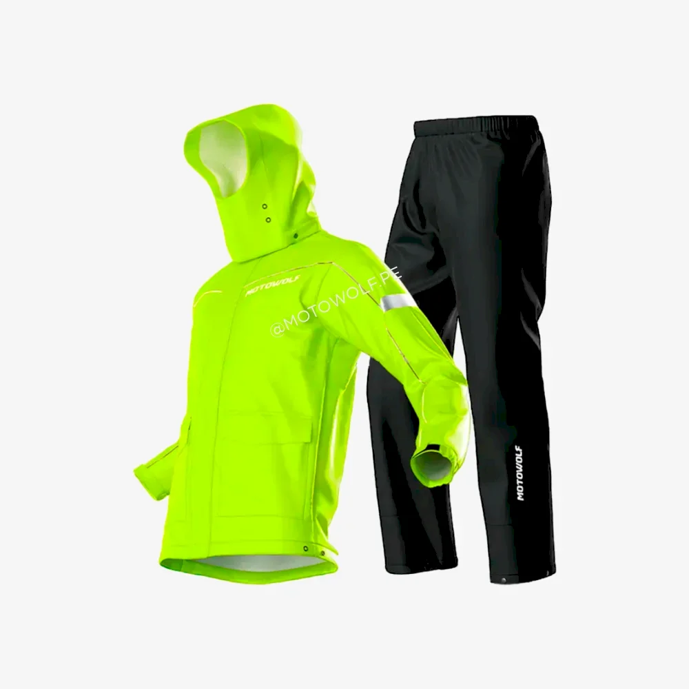 Traje impermeable color verde- tallas ( m / l / xl )